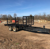Log trailer, 14,000# capacity