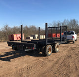 Log trailer, 14,000# capacity