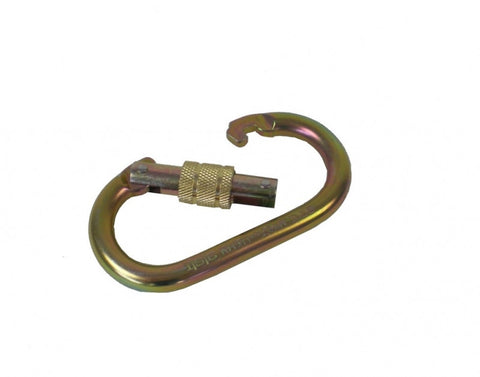 Steel Oval Locking Carabiner (PCA-1276)